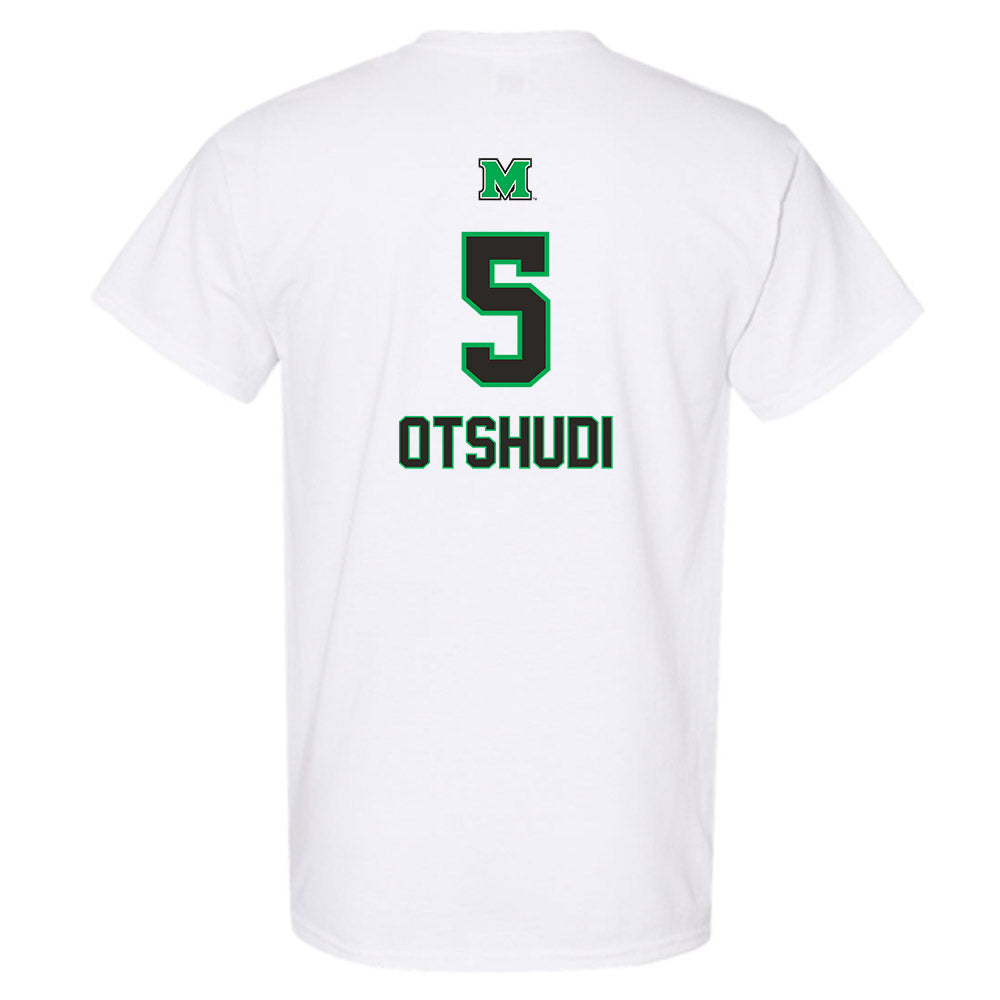 Marshall - NCAA Men's Basketball : Noah Otshudi - Generic Shersey T-Shirt-1