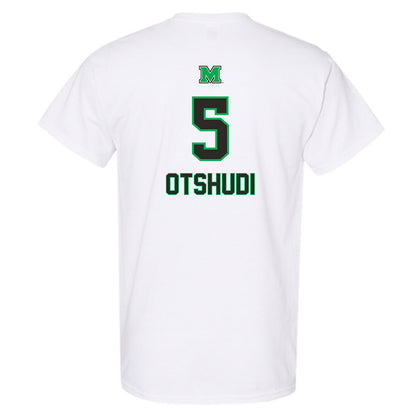 Marshall - NCAA Men's Basketball : Noah Otshudi - Generic Shersey T-Shirt-1