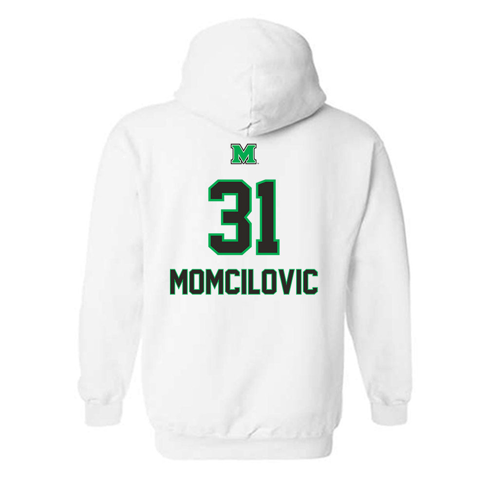 Marshall - NCAA Men's Soccer : Stefan Momcilovic - Generic Shersey Hooded Sweatshirt