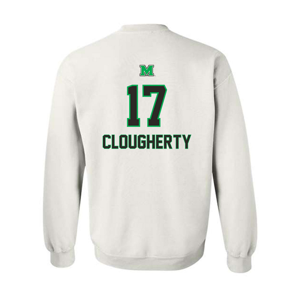 Marshall - NCAA Football : Jack Clougherty - Generic Shersey Crewneck Sweatshirt-1