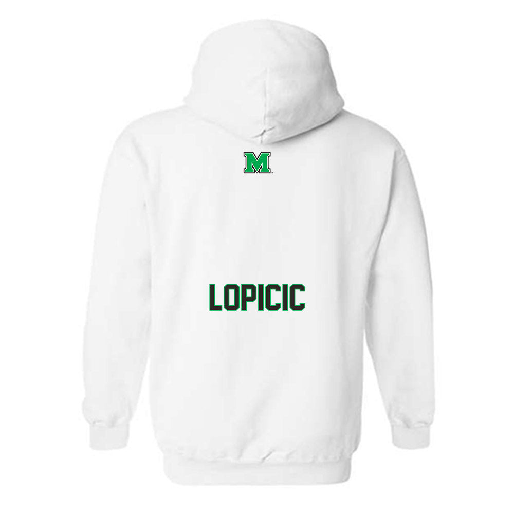 Marshall - NCAA Women's Tennis : Andela Lopicic - Generic Shersey Hooded Sweatshirt