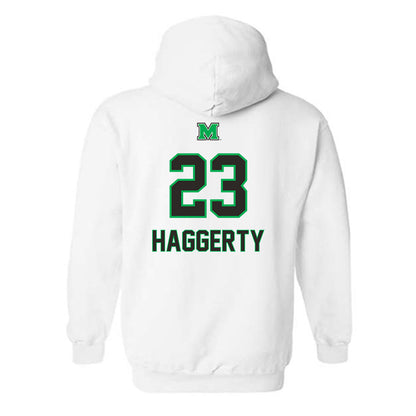 Marshall - NCAA Football : Justin Haggerty - Generic Shersey Hooded Sweatshirt