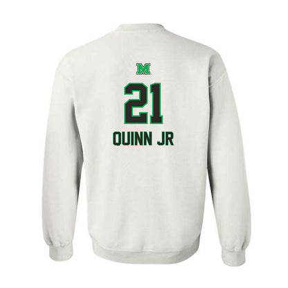 Marshall - NCAA Football : Anthony Quinn Jr - Generic Shersey Crewneck Sweatshirt-1