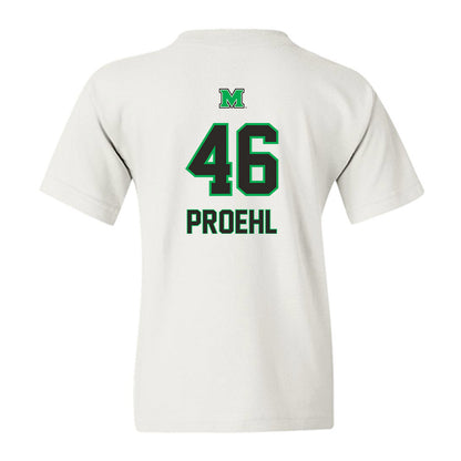 Marshall - NCAA Baseball : Luke Proehl - Generic Shersey Youth T-Shirt-1
