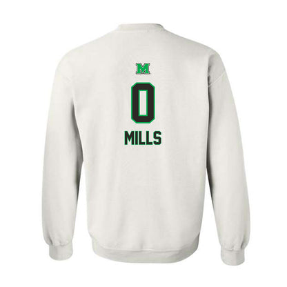 Marshall - NCAA Men's Soccer : Aden Mills - Generic Shersey Crewneck Sweatshirt