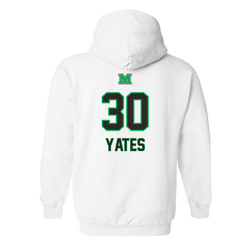 Marshall - NCAA Football : Jaden Yates - Generic Shersey Hooded Sweatshirt