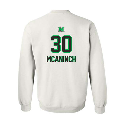 Marshall - NCAA Baseball : AJ McAninch - Generic Shersey Crewneck Sweatshirt