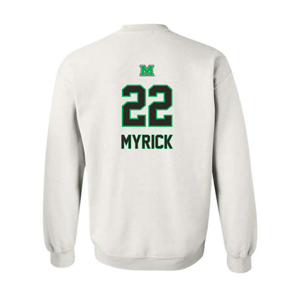 Marshall - NCAA Football : Corey Myrick - Generic Shersey Crewneck Sweatshirt