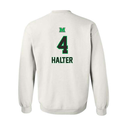 Marshall - NCAA Baseball : Franklin Halter - Generic Shersey Crewneck Sweatshirt-1