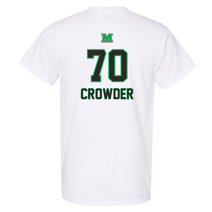 Marshall - NCAA Football : Naquan Crowder - Generic Shersey T-Shirt-1