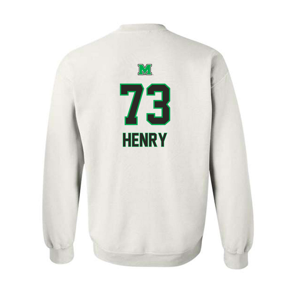 Marshall - NCAA Football : Treaden Henry - Generic Shersey Crewneck Sweatshirt