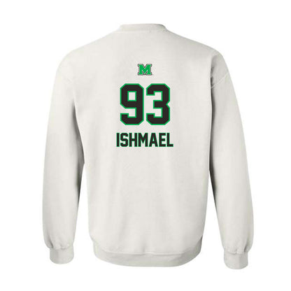 Marshall - NCAA Football : Jabari Ishmael - Generic Shersey Crewneck Sweatshirt