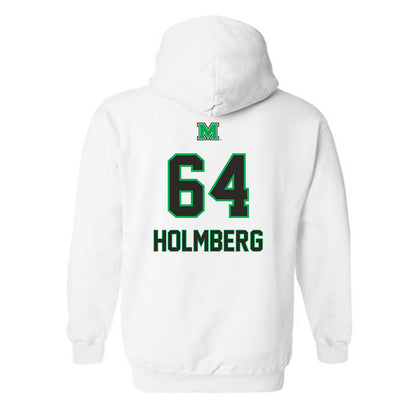 Marshall - NCAA Football : TJ Holmberg - Generic Shersey Hooded Sweatshirt