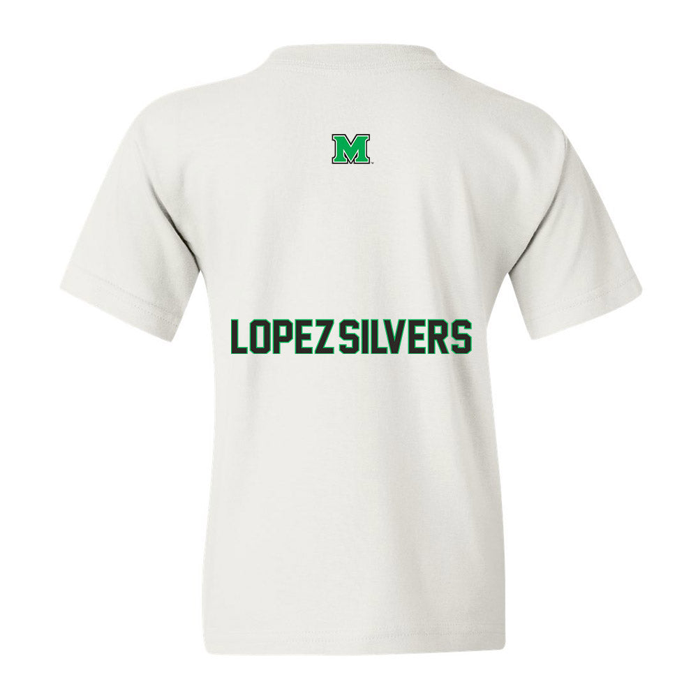 Marshall - NCAA Women's Swimming & Diving : Leigh Lopez-Silvers - Generic Shersey Youth T-Shirt