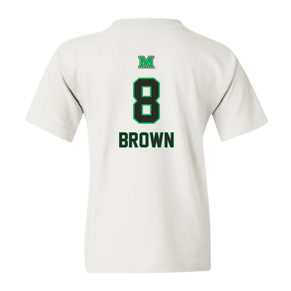 Marshall - NCAA Football : Bralon Brown - Generic Shersey Youth T-Shirt