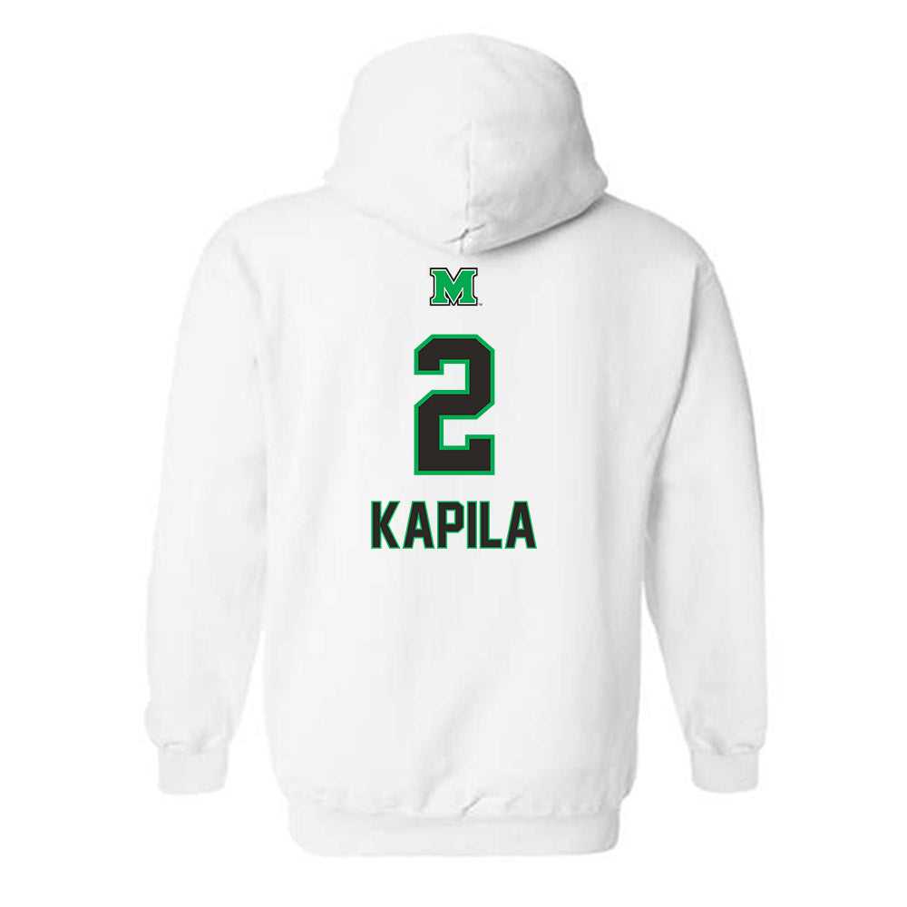 Marshall - NCAA Men's Soccer : Rohin Kapila - Generic Shersey Hooded Sweatshirt