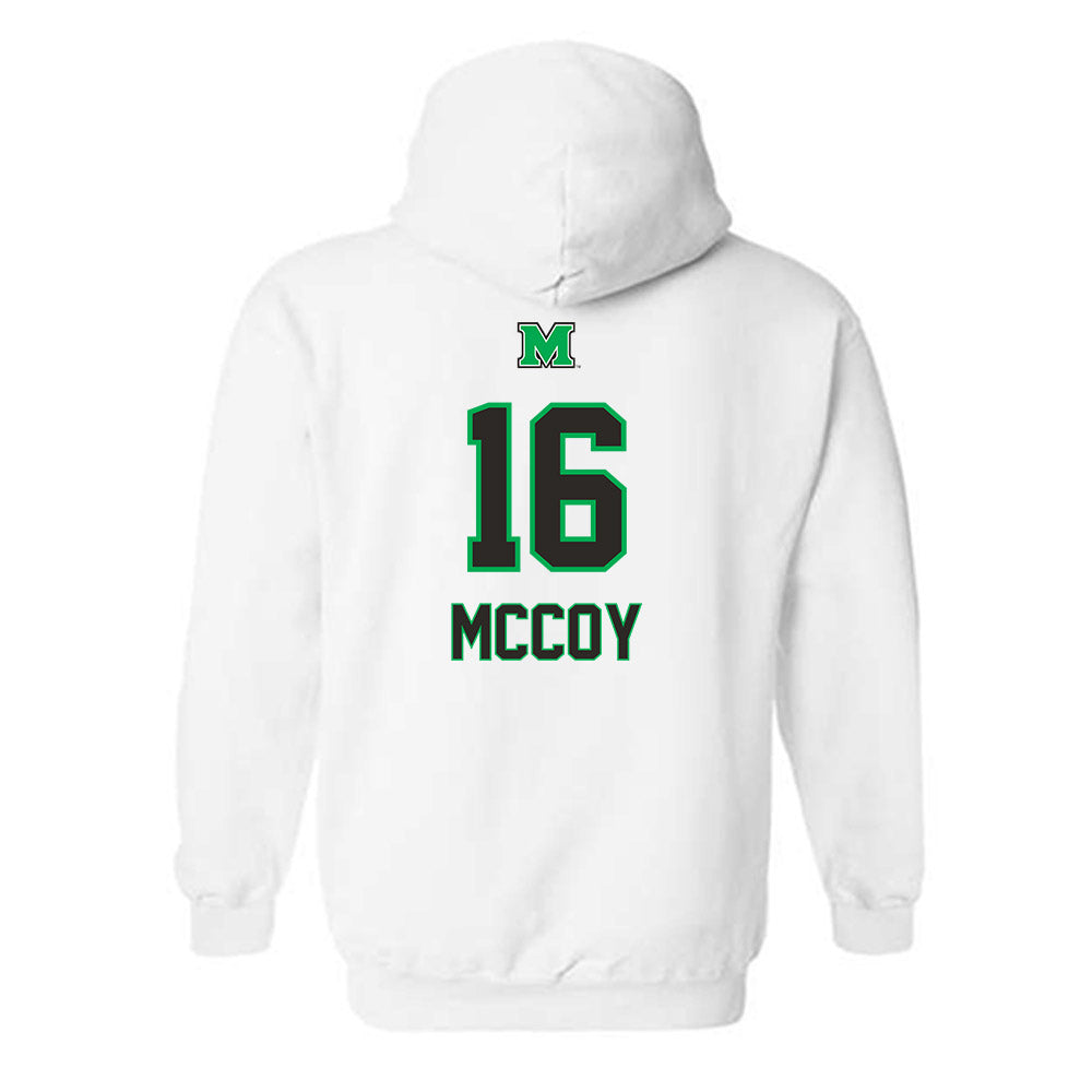 Marshall - NCAA Baseball : Carson McCoy - Generic Shersey Hooded Sweatshirt