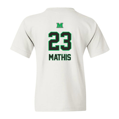Marshall - NCAA Football : Tony Mathis - Generic Shersey Youth T-Shirt-1