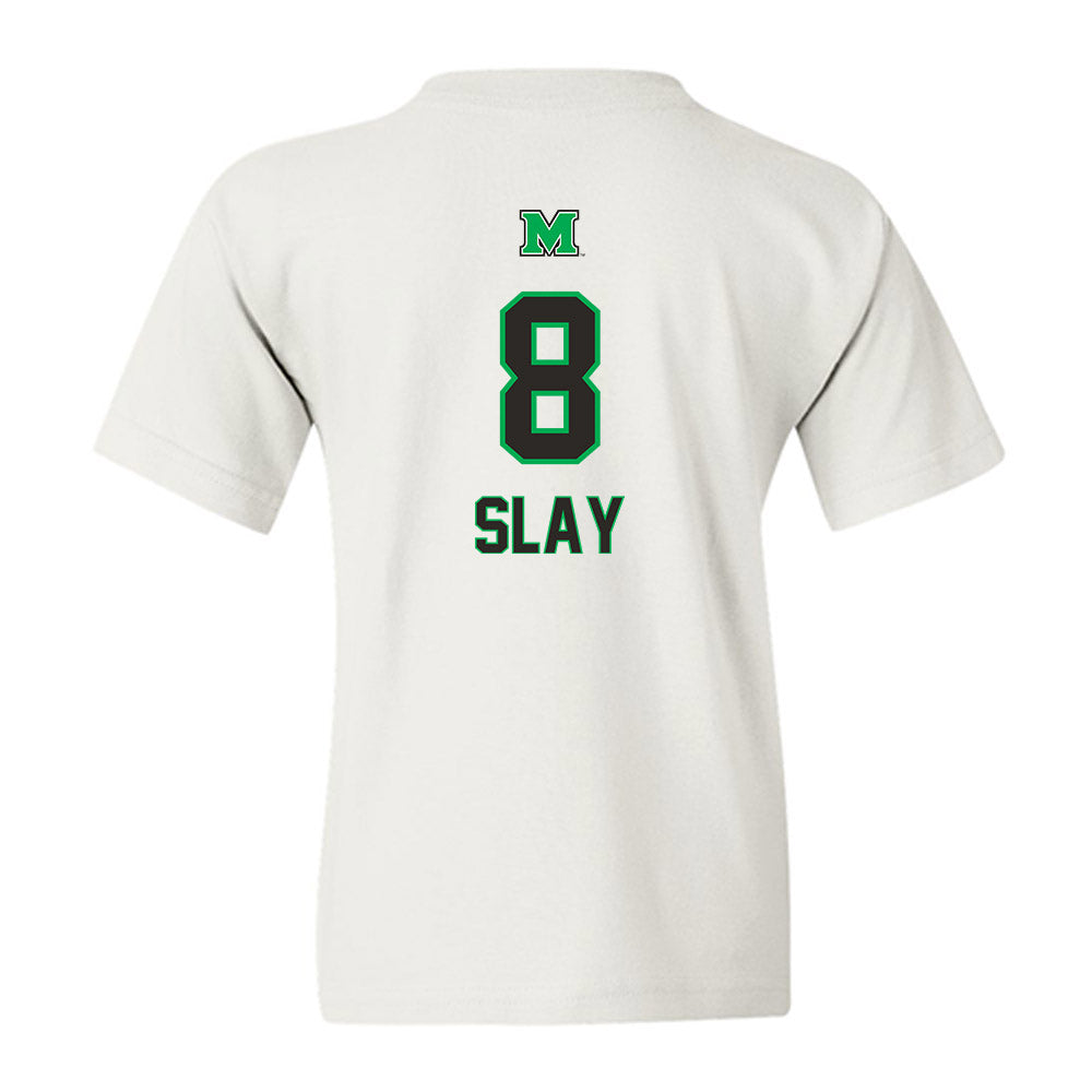 Marshall - NCAA Men's Basketball : Bryce Slay - Generic Shersey Youth T-Shirt-1