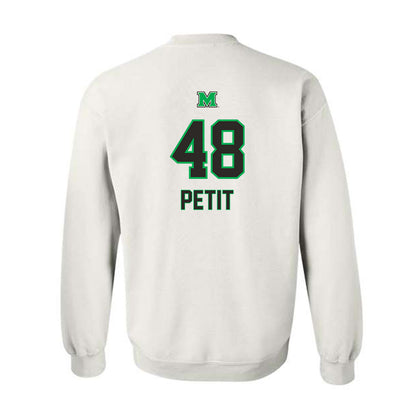 Marshall - NCAA Football : Drew Petit - Generic Shersey Crewneck Sweatshirt