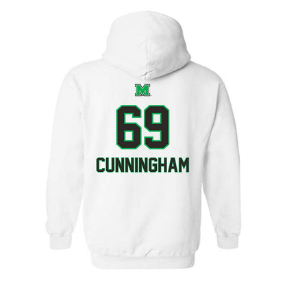 Marshall - NCAA Football : Jaxson Cunningham - Generic Shersey Hooded Sweatshirt