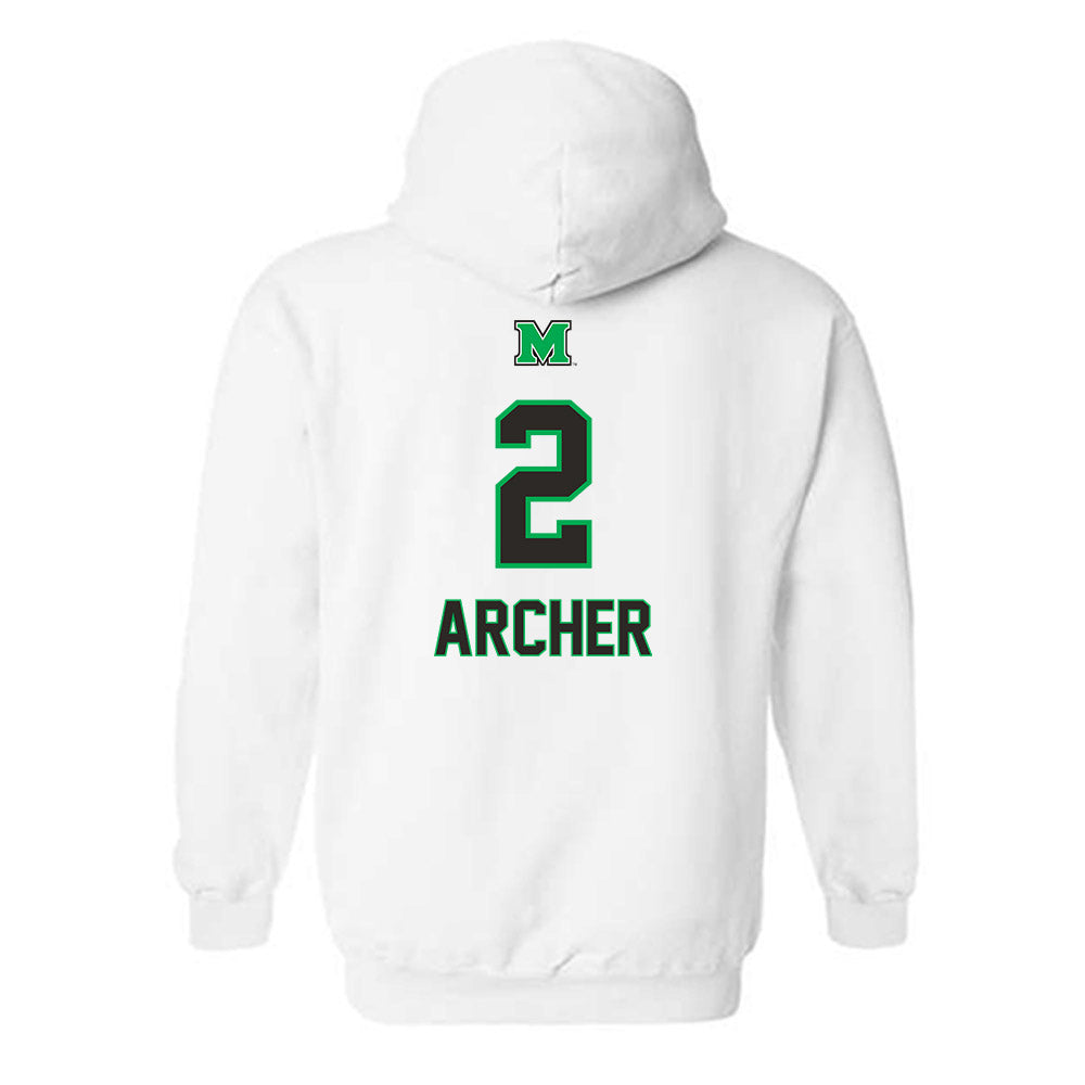 Marshall - NCAA Women's Soccer : Kylie Archer - Generic Shersey Hooded Sweatshirt