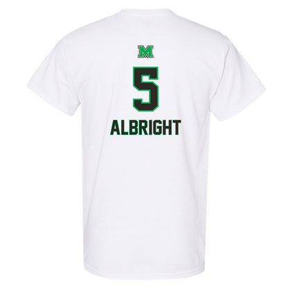 Marshall - NCAA Baseball : Blaine Albright - Generic Shersey T-Shirt-1