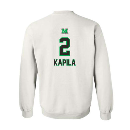 Marshall - NCAA Men's Soccer : Rohin Kapila - Generic Shersey Crewneck Sweatshirt