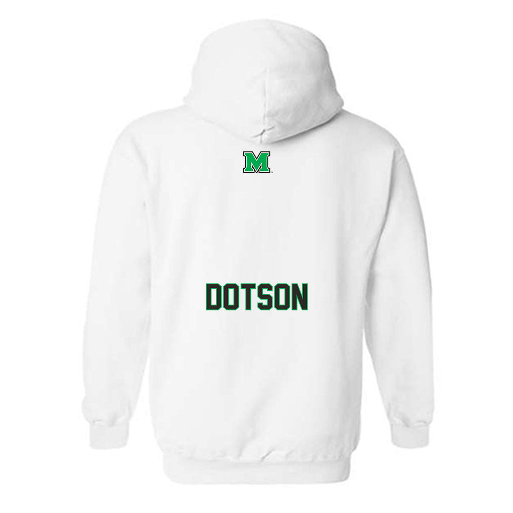 Marshall - NCAA Women's Track & Field : Victoria Dotson - Generic Shersey Hooded Sweatshirt