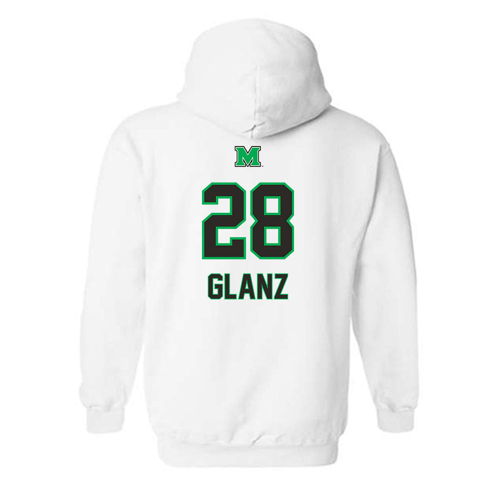 Marshall - NCAA Softball : Reagan Glanz - Generic Shersey Hooded Sweatshirt