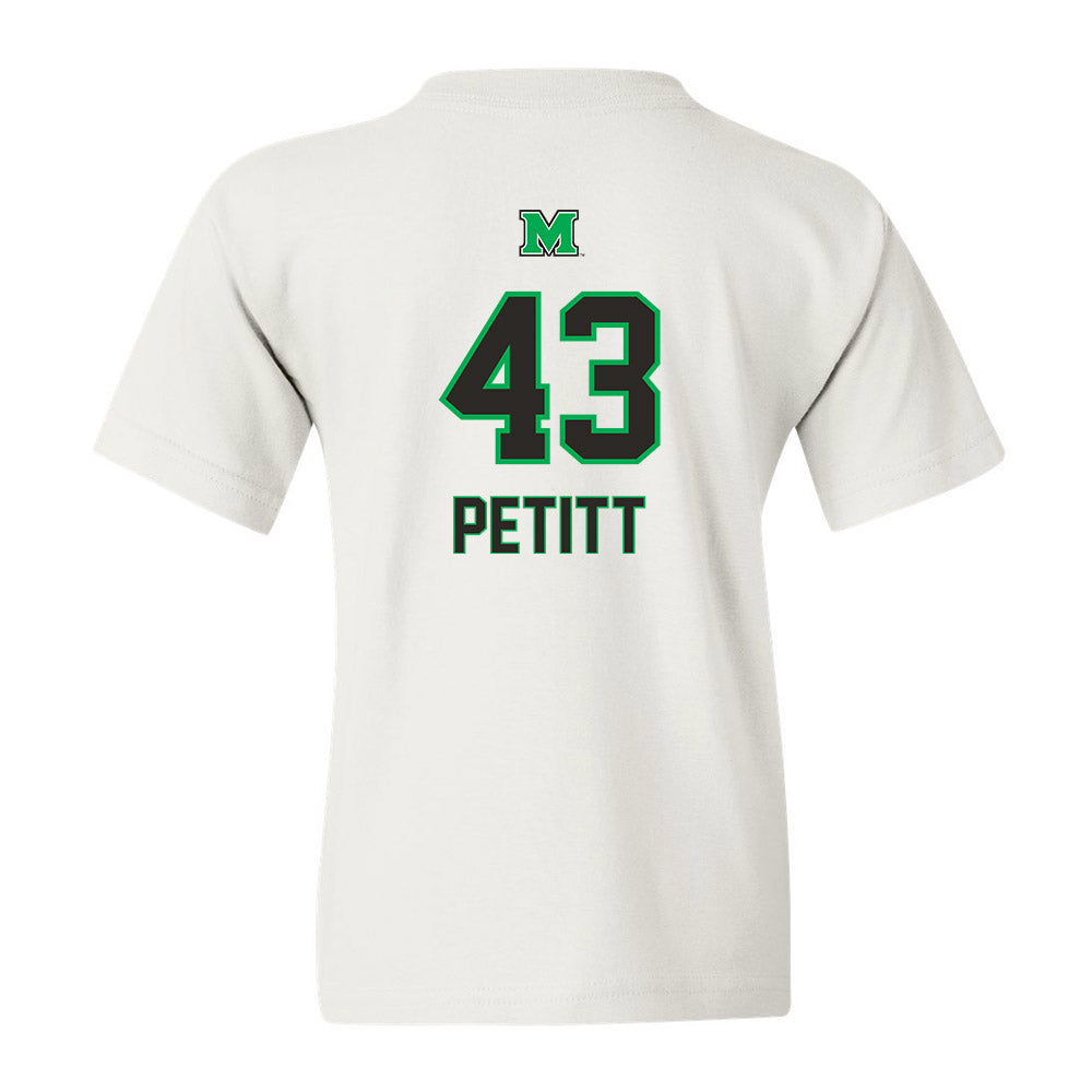 Marshall - NCAA Baseball : Isaac Petitt - Generic Shersey Youth T-Shirt