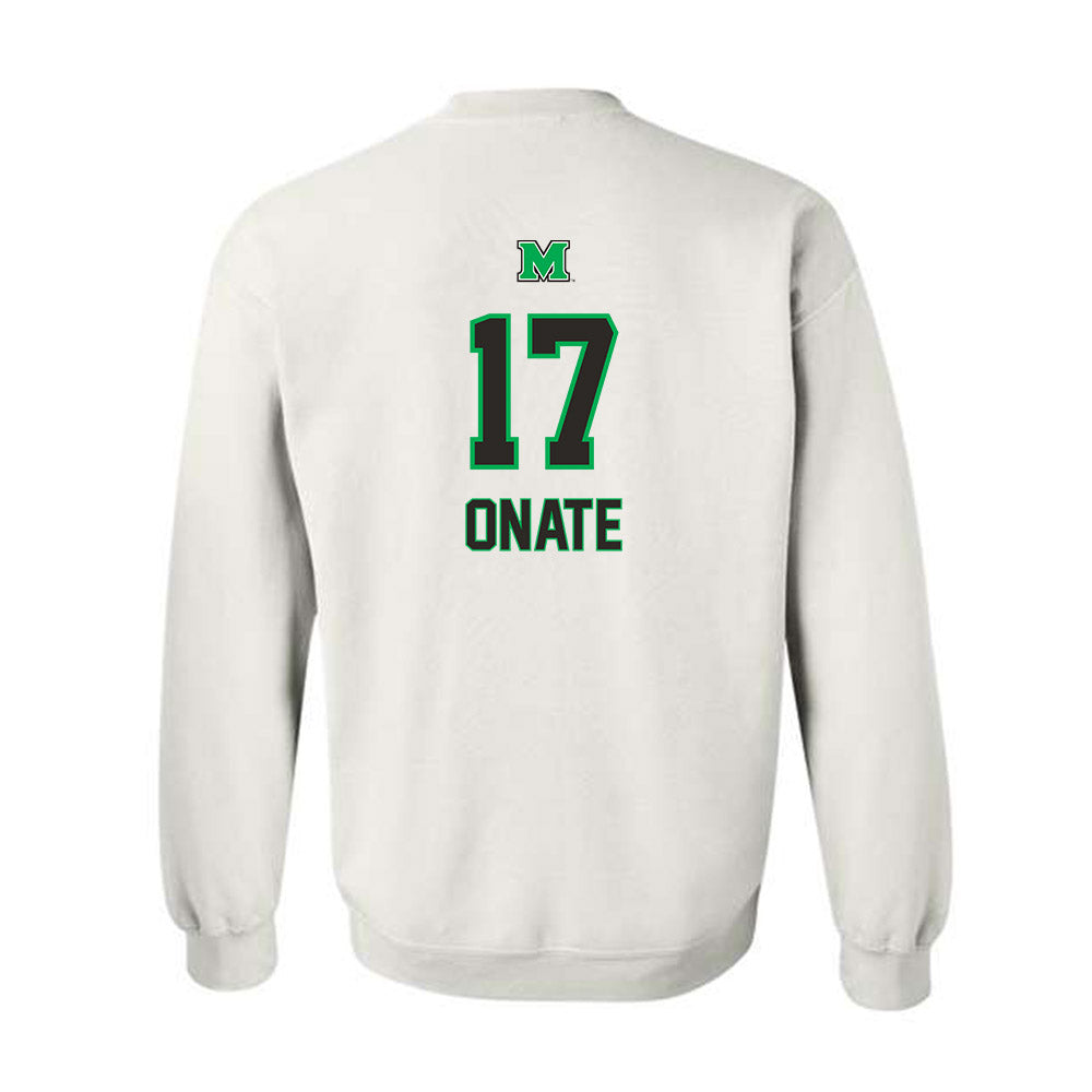 Marshall - NCAA Baseball : Mason Onate - Generic Shersey Crewneck Sweatshirt-1