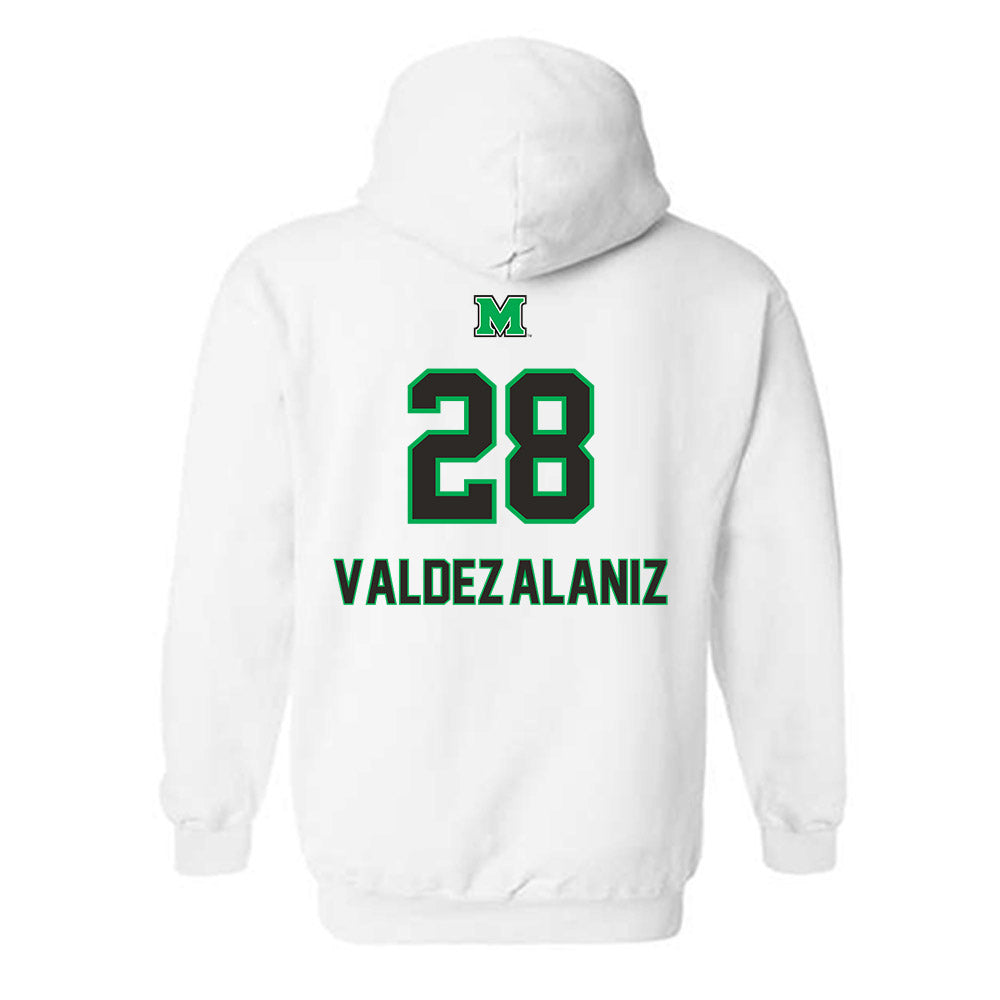 Marshall - NCAA Football : Joshua Valdez-alaniz - Generic Shersey Hooded Sweatshirt