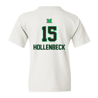 Marshall - NCAA Men's Basketball : Caleb Hollenbeck - Generic Shersey Youth T-Shirt-1