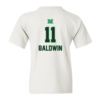 Marshall - NCAA Football : Jakolbe Baldwin - Generic Shersey Youth T-Shirt-1