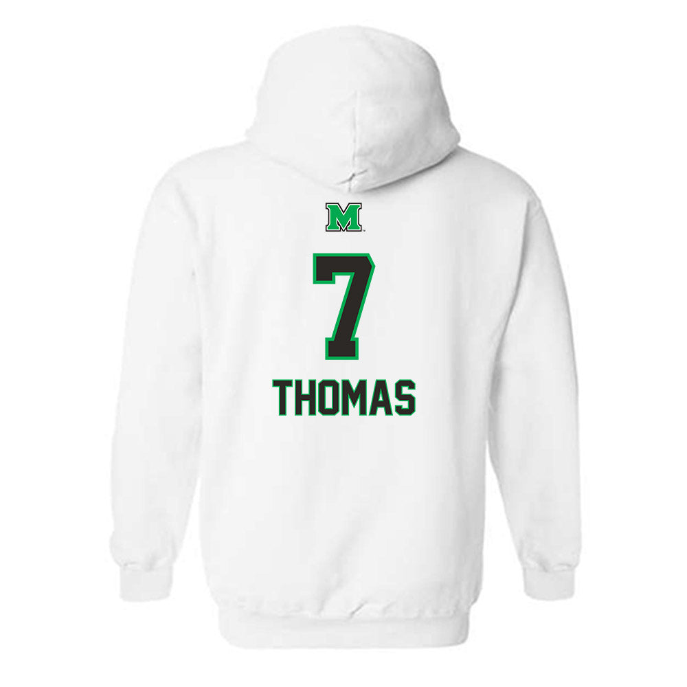 Marshall - NCAA Football : Chris Thomas - Generic Shersey Hooded Sweatshirt