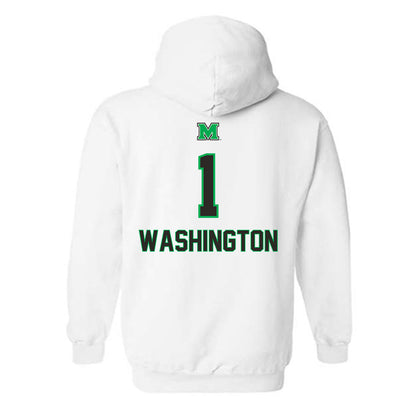 Marshall - NCAA Softball : Destiny Washington - Generic Shersey Hooded Sweatshirt