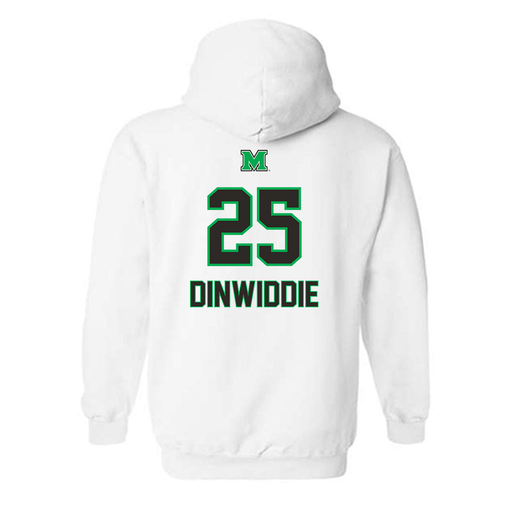 Marshall - NCAA Women's Soccer : Ella Dinwiddie - Generic Shersey Hooded Sweatshirt