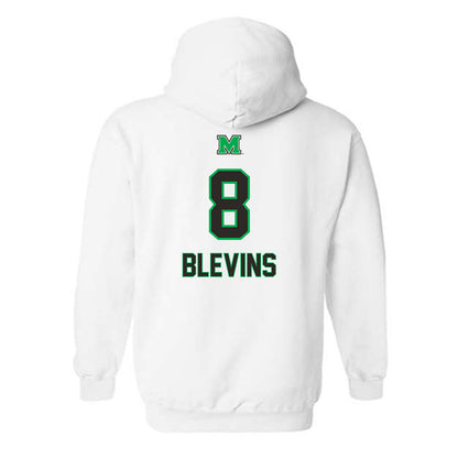 Marshall - NCAA Baseball : Bryce Blevins - Generic Shersey Hooded Sweatshirt-1