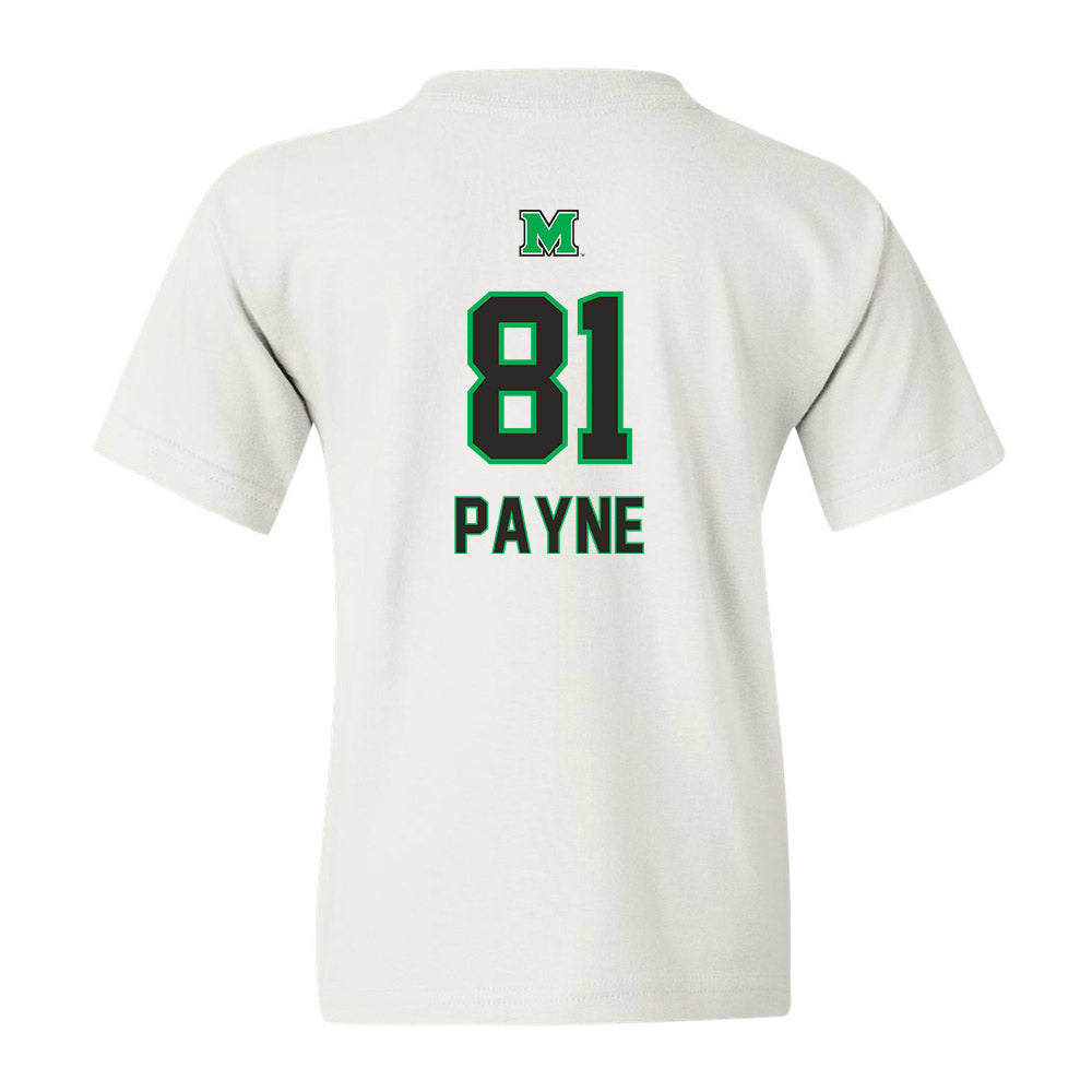 Marshall - NCAA Football : Toby Payne - Generic Shersey Youth T-Shirt