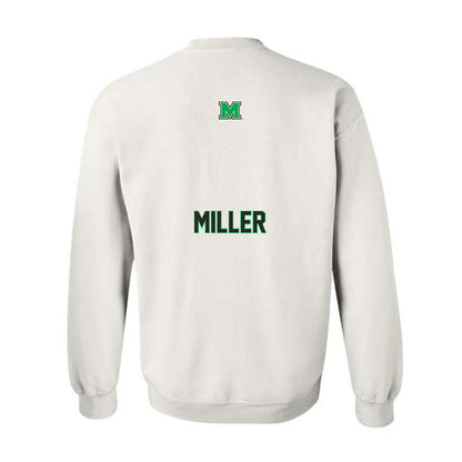 Marshall - NCAA Men's Track & Field : Cole Miller - Generic Shersey Crewneck Sweatshirt-1
