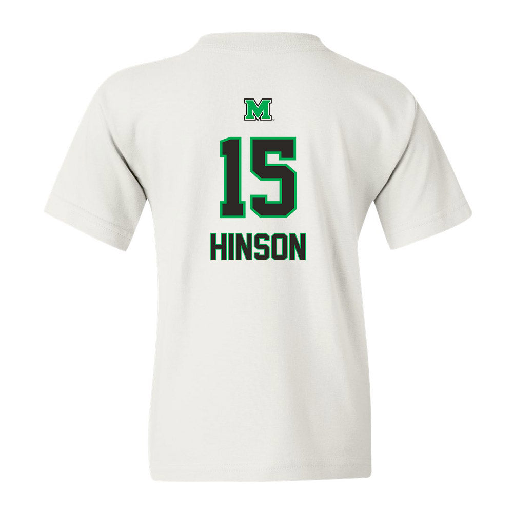 Marshall - NCAA Baseball : Cooper Hinson - Generic Shersey Youth T-Shirt