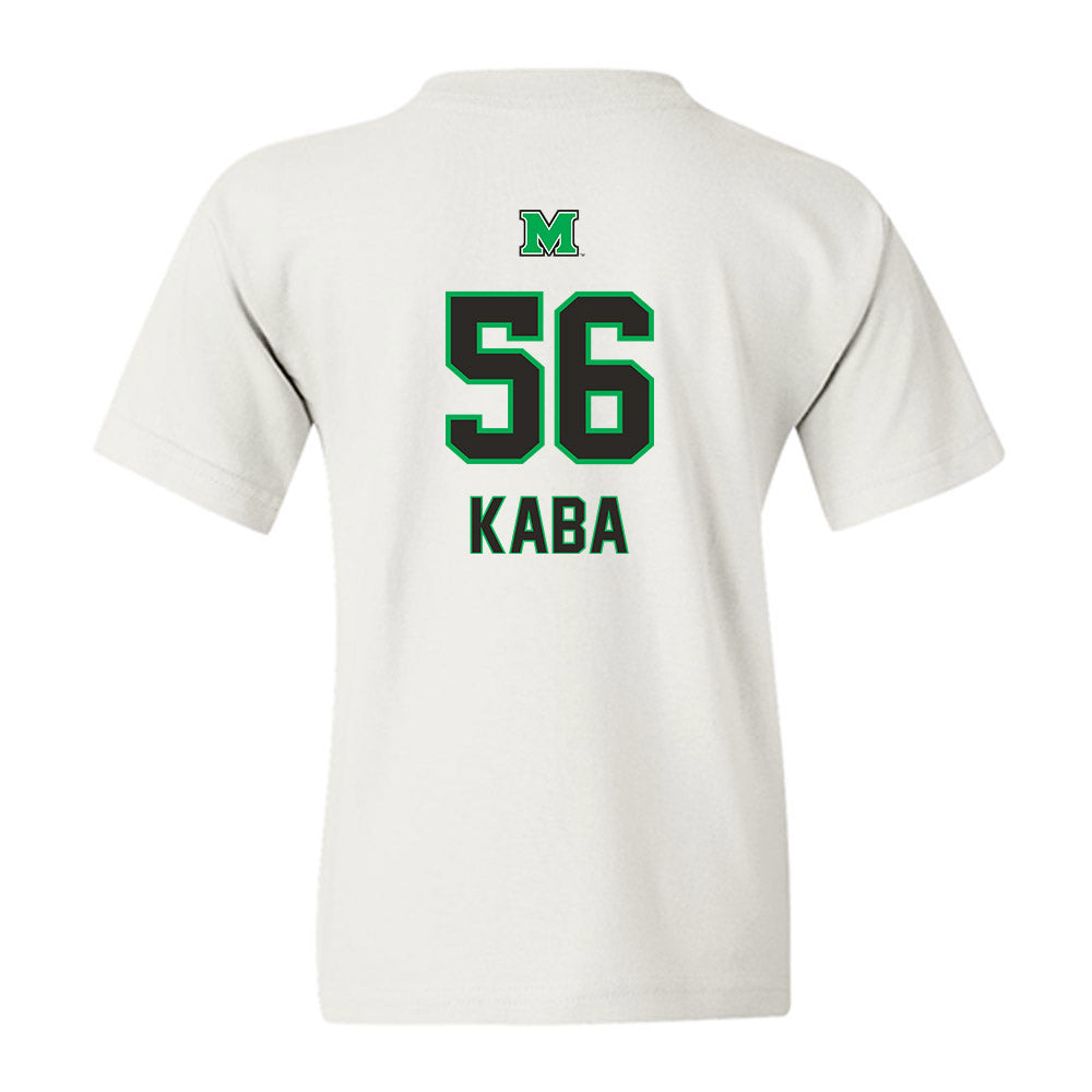 Marshall - NCAA Football : Sid Kaba - Generic Shersey Youth T-Shirt-1