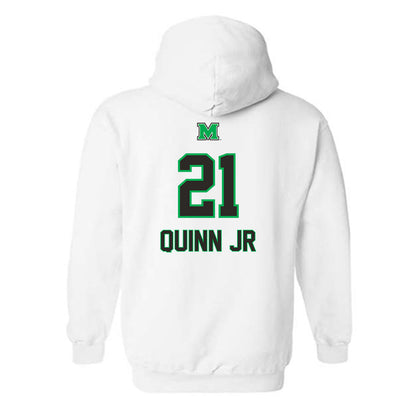 Marshall - NCAA Football : Anthony Quinn Jr - Generic Shersey Hooded Sweatshirt-1