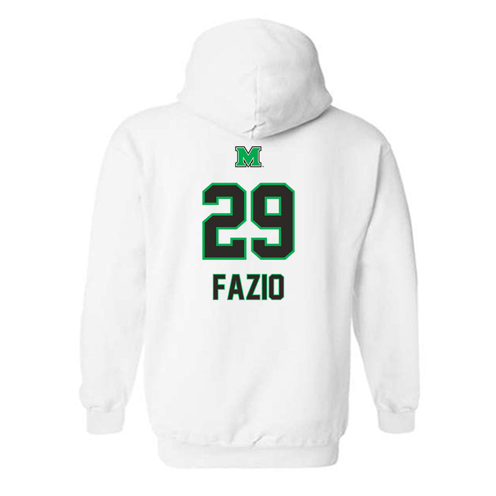 Marshall - NCAA Football : CJ Fazio - Generic Shersey Hooded Sweatshirt