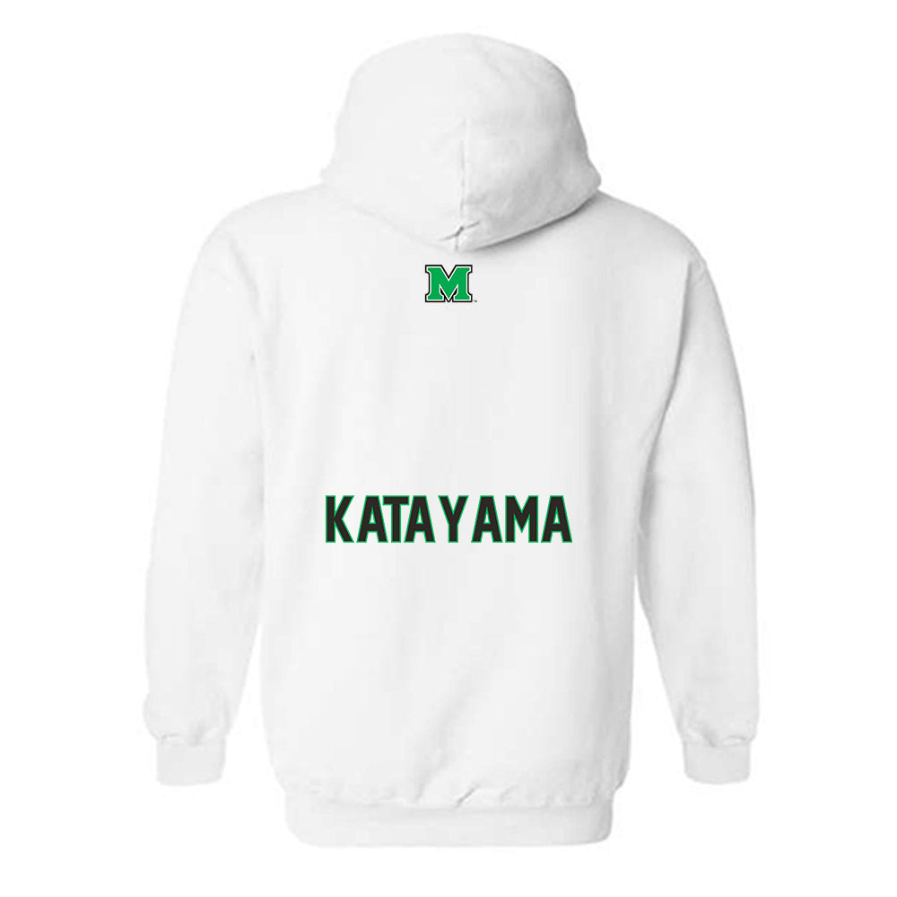 Marshall - NCAA Women's Swimming & Diving : Klava Katayama - Generic Shersey Hooded Sweatshirt