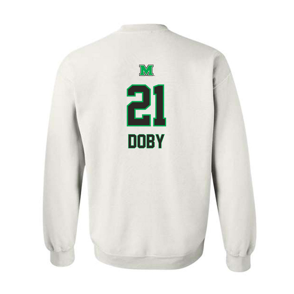 Marshall - NCAA Women's Basketball : Emari Doby - Generic Shersey Crewneck Sweatshirt-1