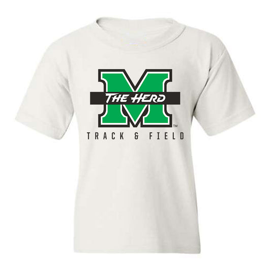 Marshall - NCAA Men's Track & Field : Cam Veazey - Generic Shersey Youth T-Shirt