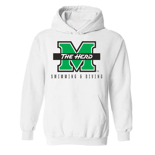 Marshall - NCAA Women's Swimming & Diving : Esther Lu - Generic Shersey Hooded Sweatshirt-0