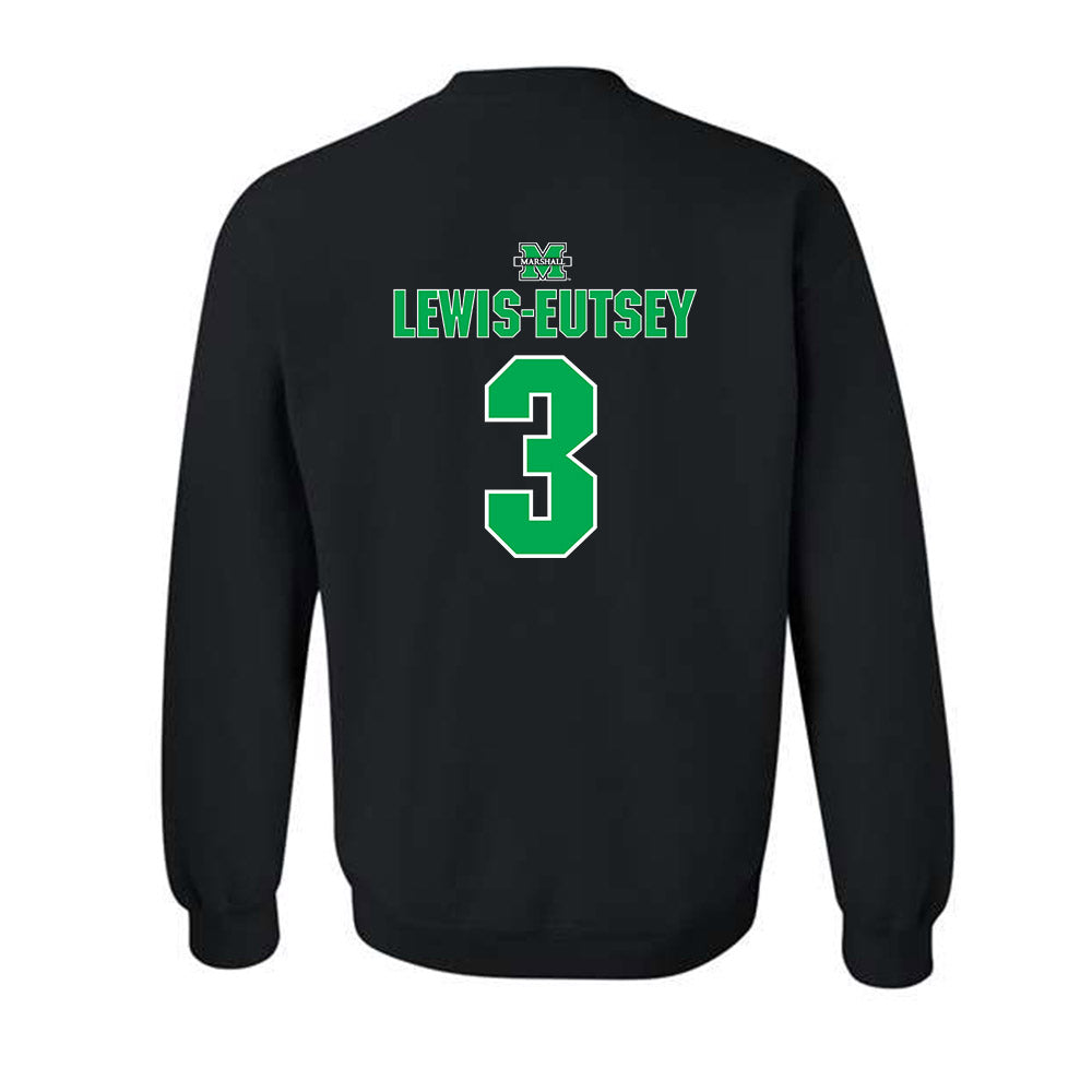Marshall - NCAA Women's Basketball : Timaya Lewis-Eutsey - Sports Shersey Crewneck Sweatshirt-1